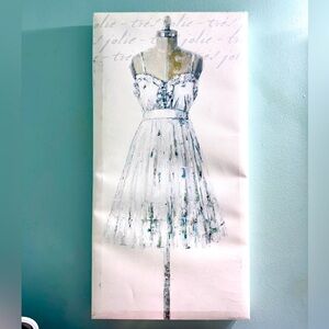 2/$30 👗 Elegant Fashion Illustration Canvas Wall Art